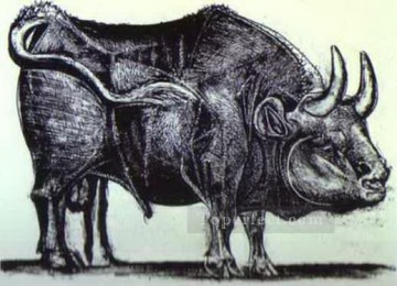  Cubistas Pintura Art%c3%adstica - The Bull State III 1945 Cubistas